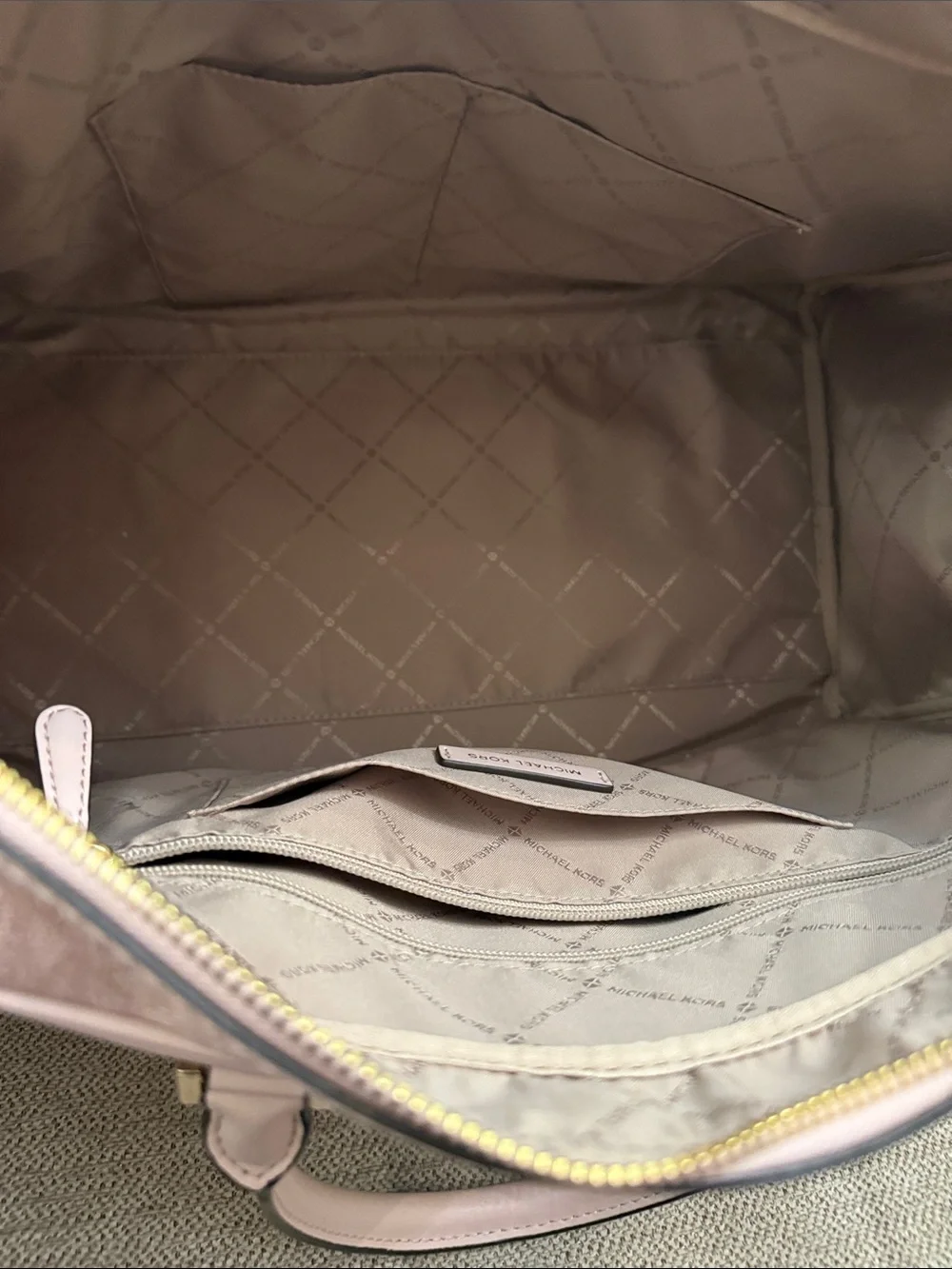 Michael Kors Pink Logo weekender bag